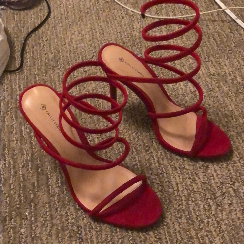 Red heels Call it spring